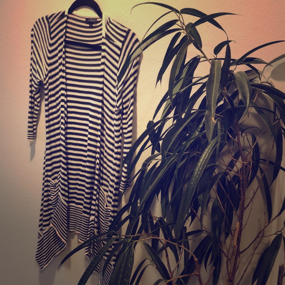 The Limited Stripped Cardigan